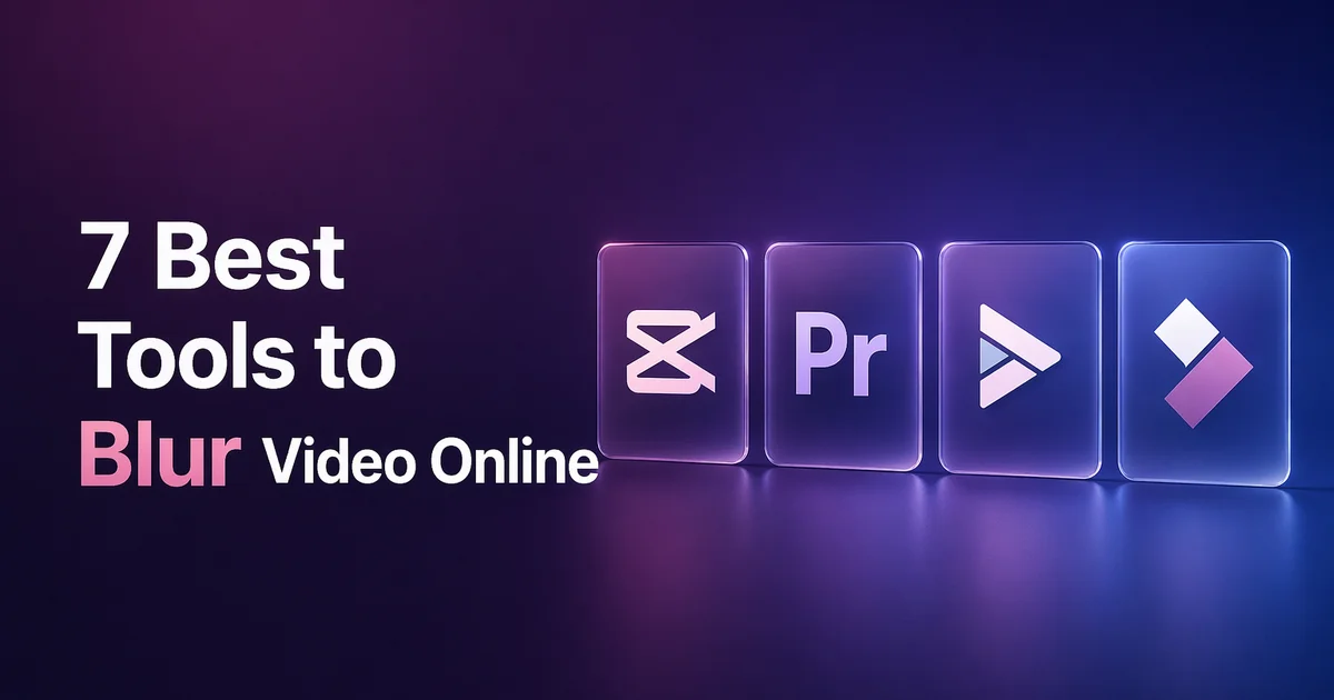 Blur video online with BlurMe.