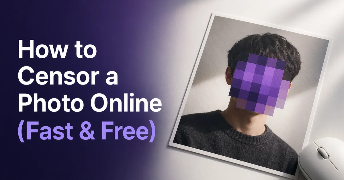 Image depicting censored photo of a man and woman that was censored by BlurMe online photo editor