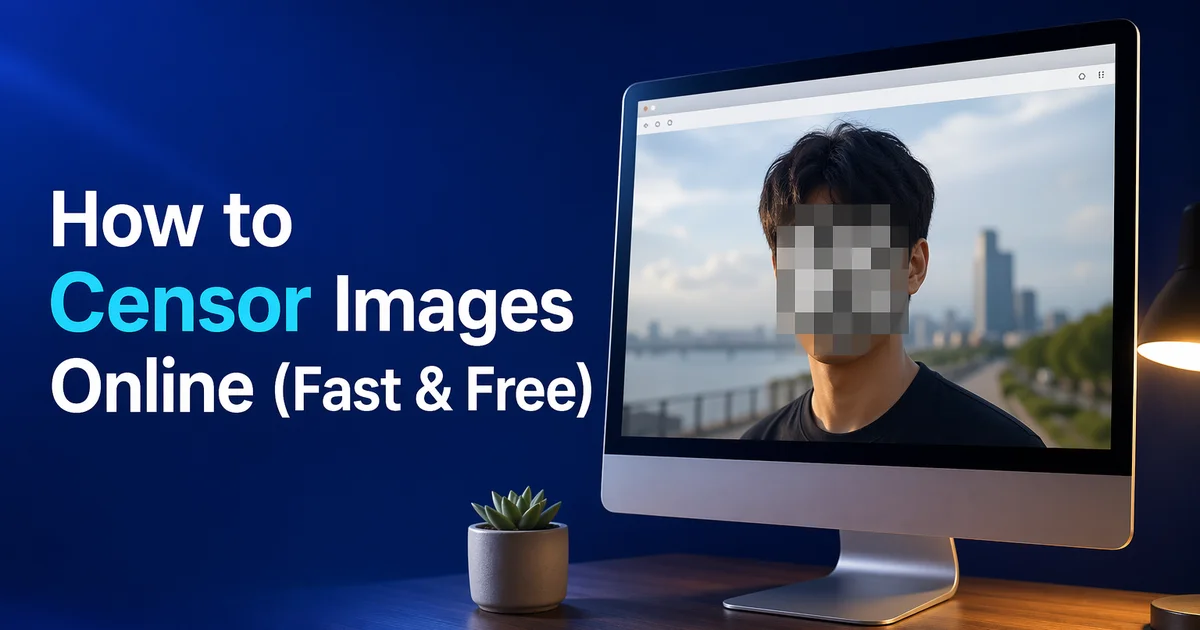 Censored image by BlurMe.