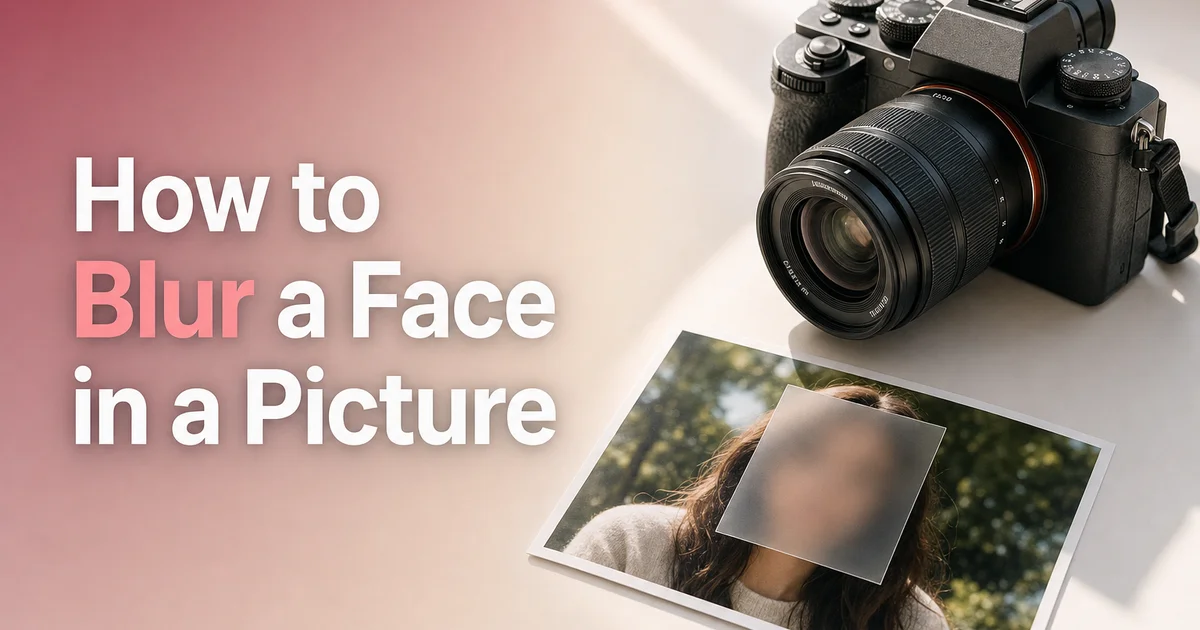 How to Blur a Face in a Picture (3 Fast Methods) — Blur Photo