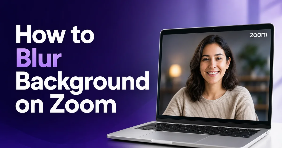 How to Blur Background on Zoom (Automatic & Manual) — Blur Video