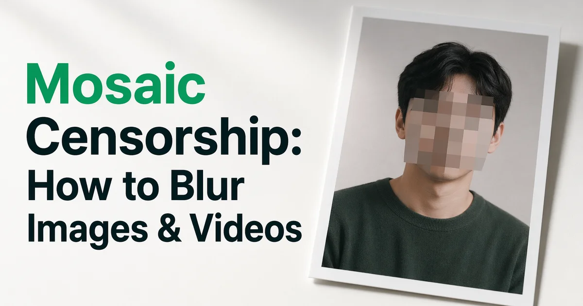 mosaic censorship effect added to censor image