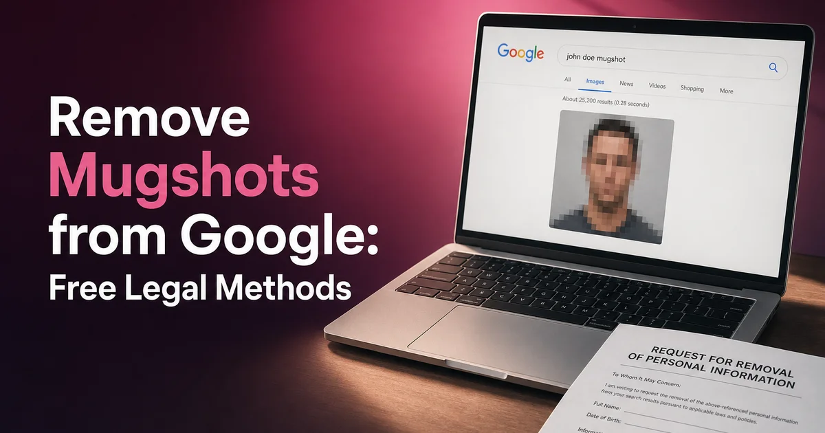 How to Remove Mugshots from Google (Free Legal Methods) — Online Blur Tools