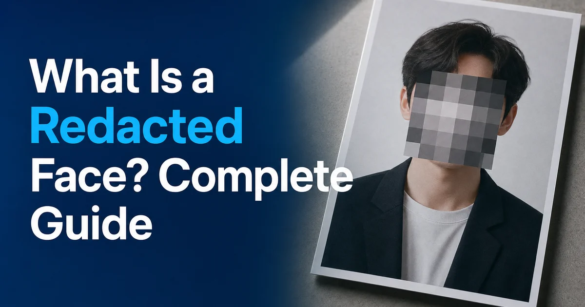 What Is a Redacted Face? A Complete Guide for 2025 — Blur Photo