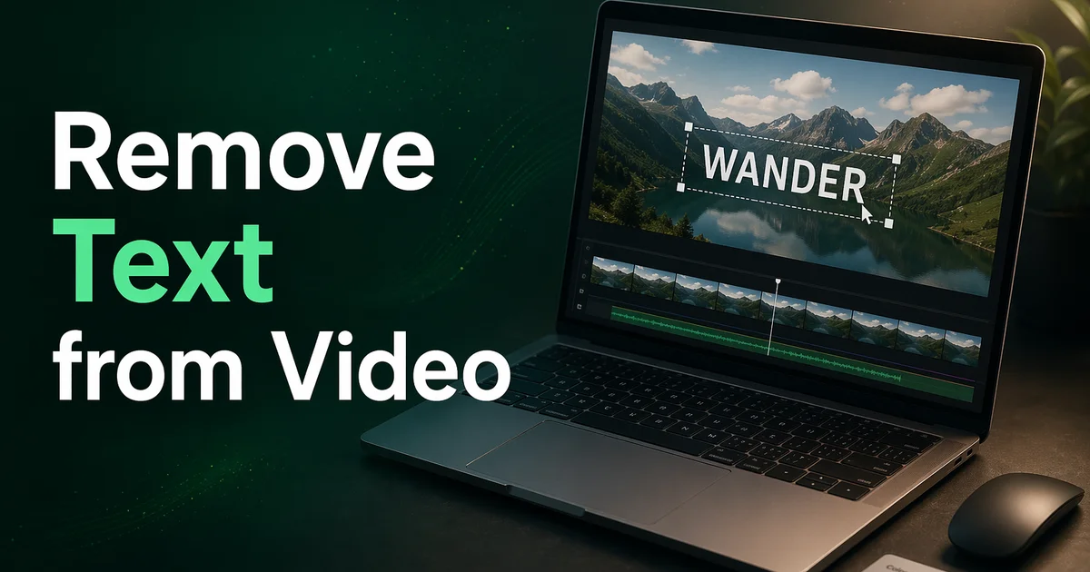 Remove Text from Video