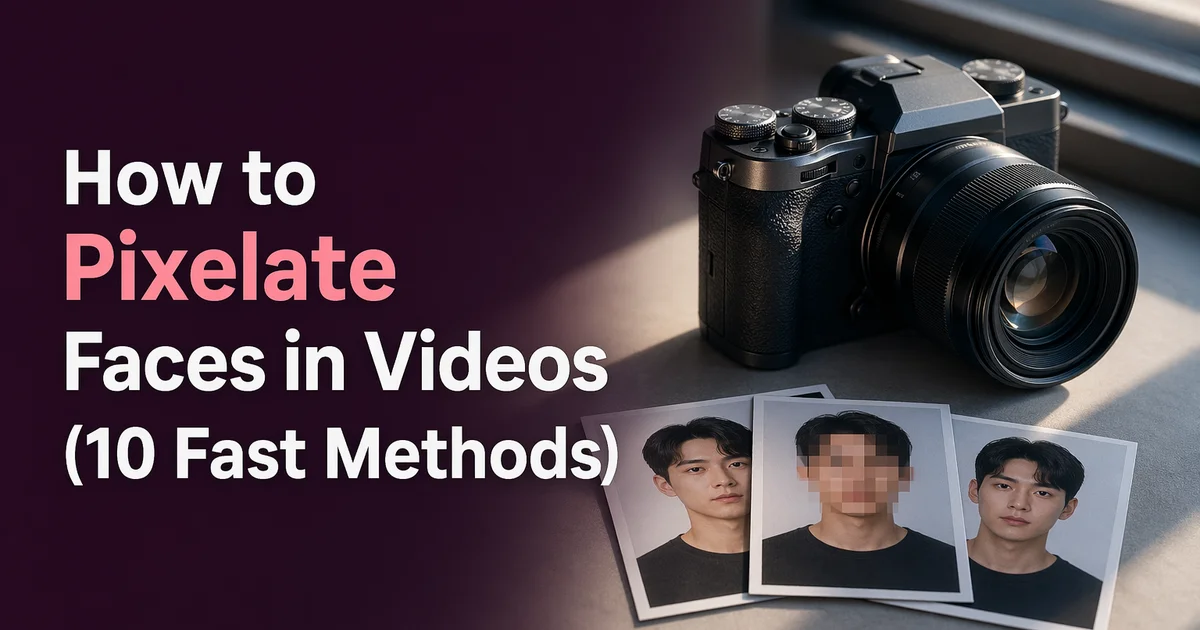 Image showing a video pixelated by a video pixelator online using BlurMe