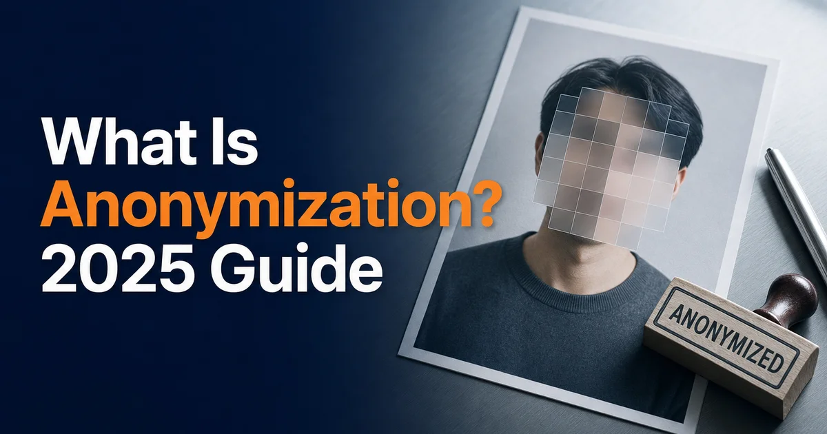 What Is Anonymization? A Complete Guide for 2026 — Online Blur Tools